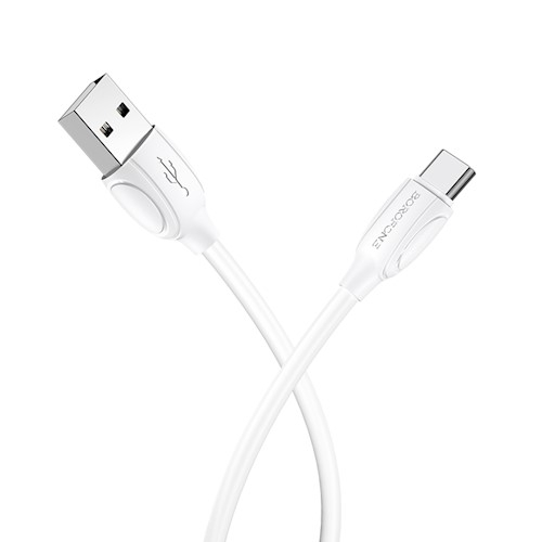 Cablu date Borofone BX19 USB Type C, 1.3A 1m, Alb [2]