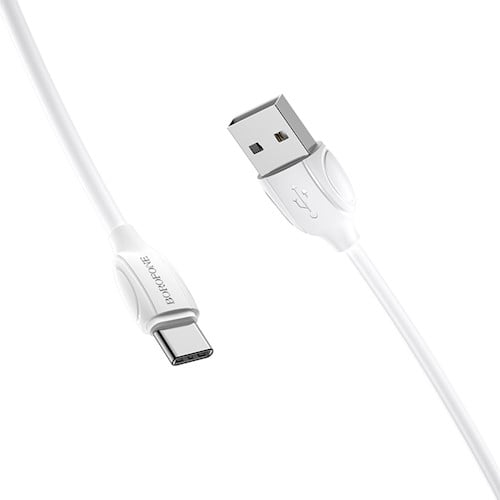 Cablu date Borofone BX19 USB Type C, 1.3A 1m, Alb [3]
