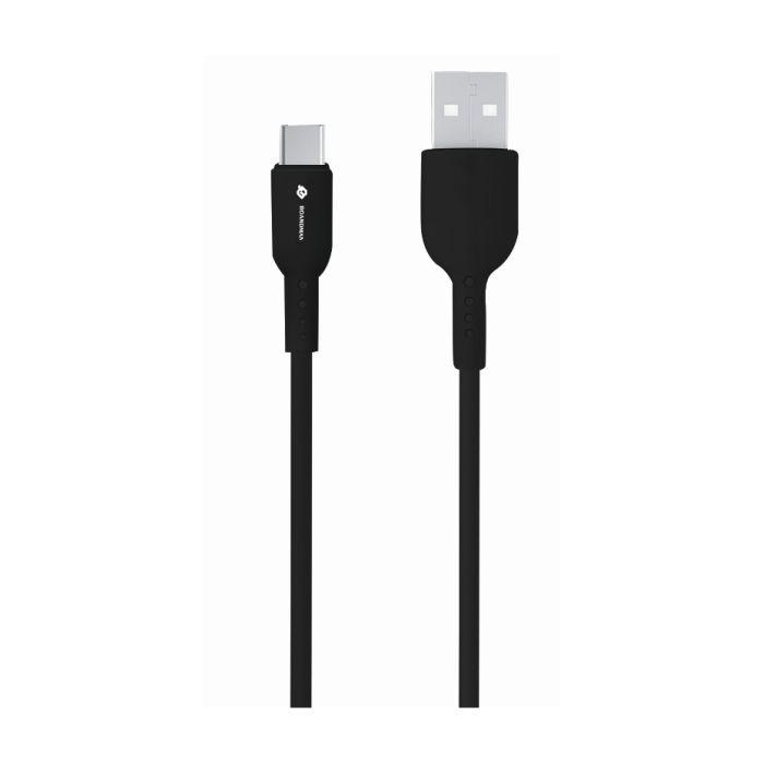 Cablu date USB Type C, RO&MAN RX08T Black [2]
