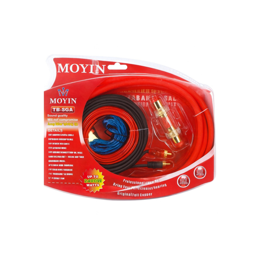 Set cablu si siguranta pentru amplificator auto subwoofer activ [1]