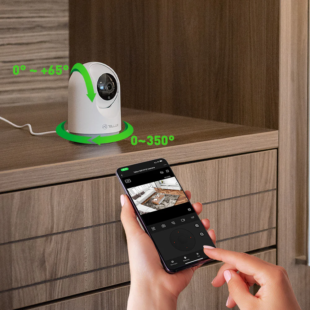 Camera de supraveghere interior Cameră IP wifi electronică dădacă pivotantă hd audio acasă interior / Camera copii /Camera pisici caini [3]