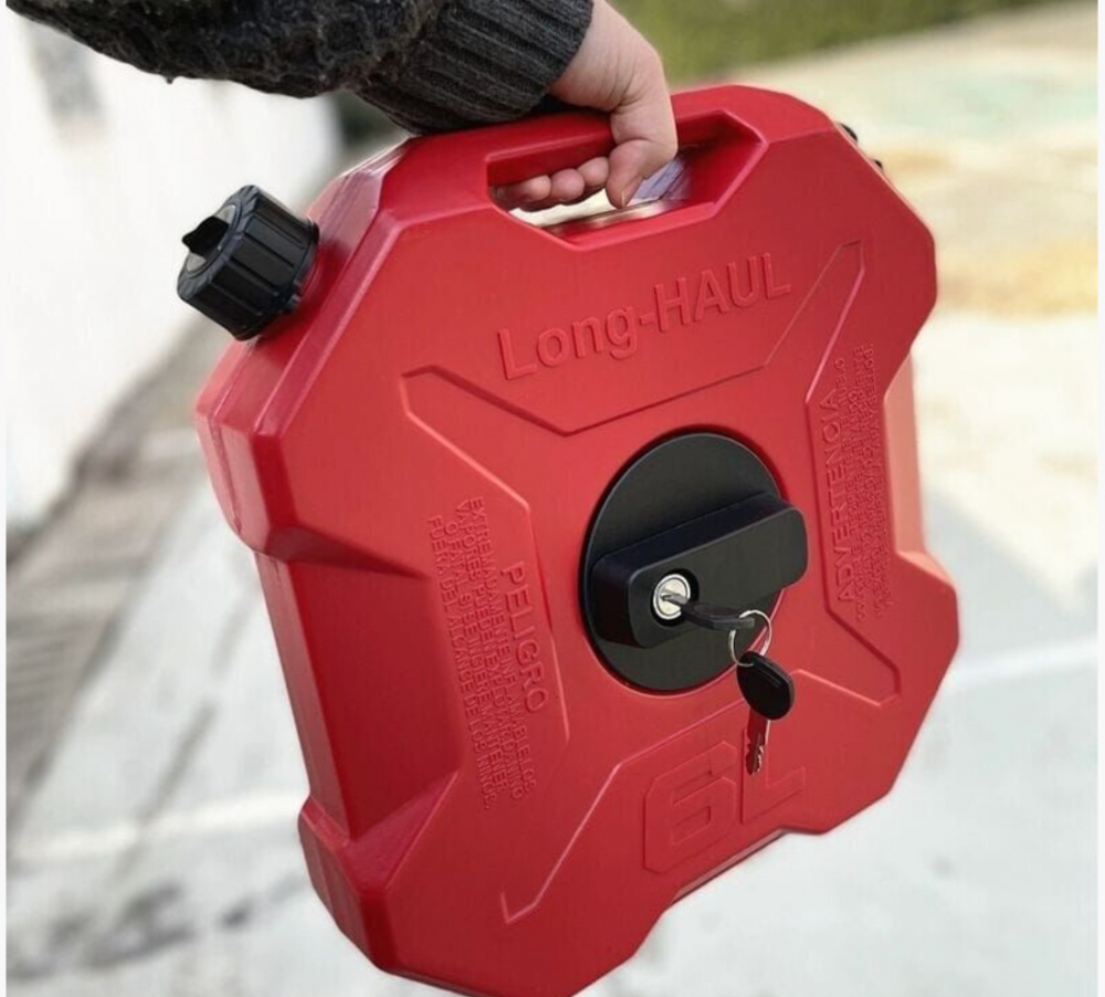 Canistra benzina offroad, 6 Litri,Shark  cu sistem de prindere, debit reglabil, functie oprire automata, Atv, SSV, Maverick, Cf Moto, Polaris, Segway, Rzr [2]