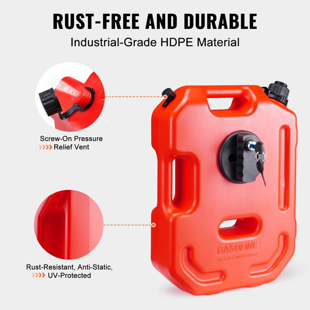 Canistra benzina, 10 Litri, cu sistem de prindere, debit reglabil, functie oprire automata, Atv, SSV, Maverick, Cf Moto, Polaris, Segway, Rzr [8]