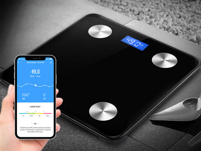 Cantar inteligent de baie Cântar analitic pentru baie inteligentă Android ios aplicație bluetooth de precizie [4]
