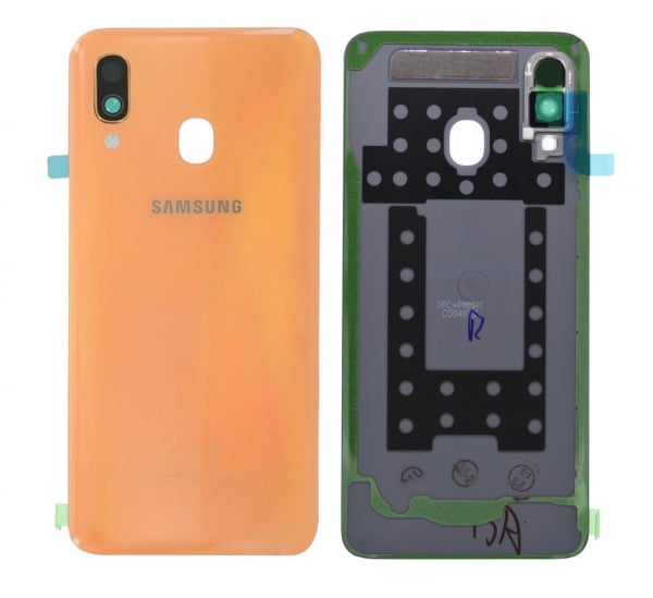 Capac baterie Samsung Galaxy A40 A405 Original Coral Orange [1]