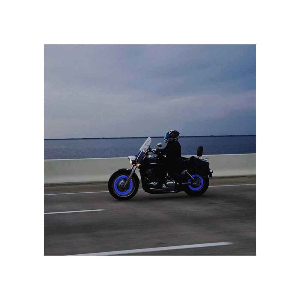 Capace valva roata cu LED-uri culoare rosie, pentru Atv, Moto, Bicicleta, auto [2]