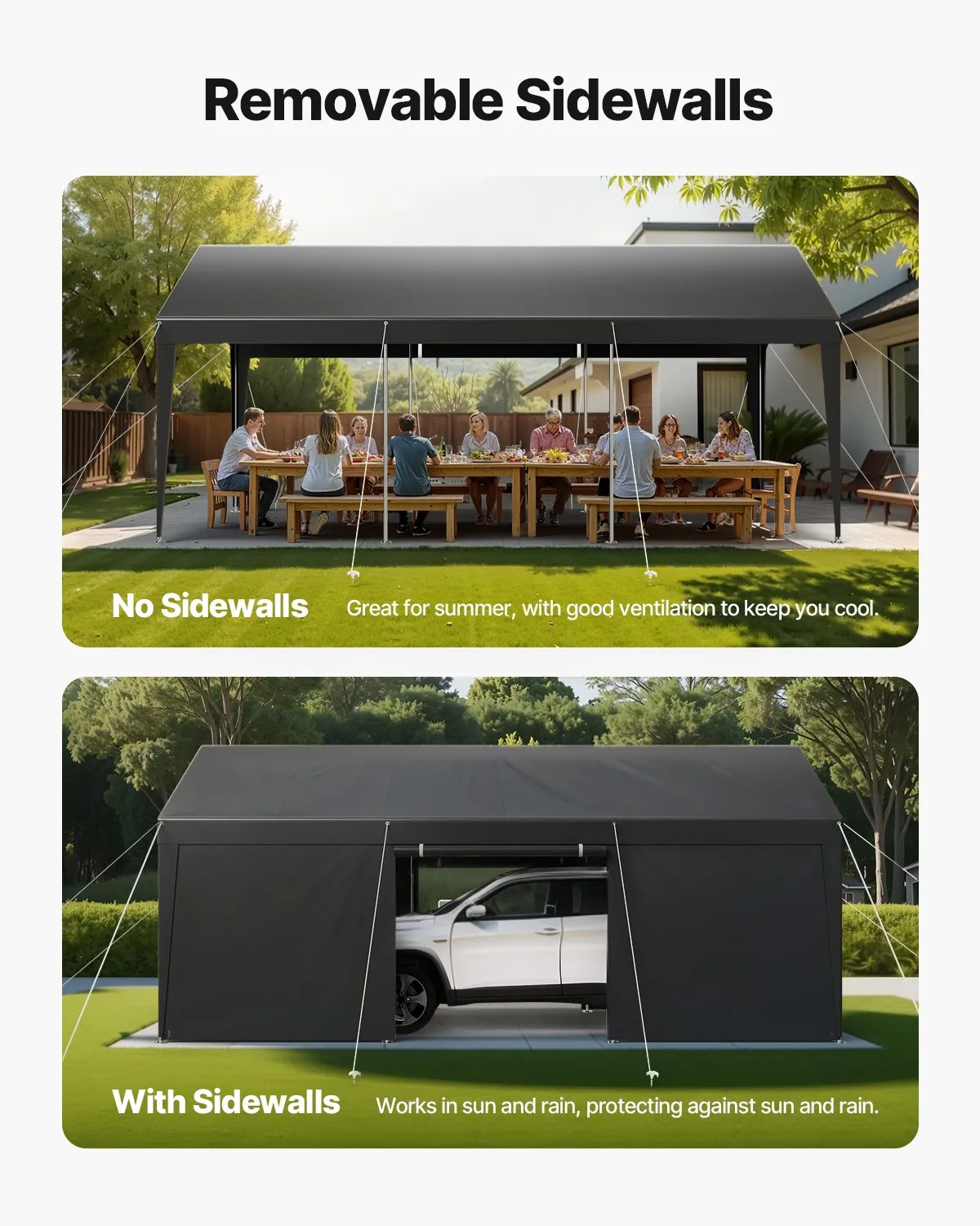 Carport, Copertina auto exterioară de 3x6metri [3]