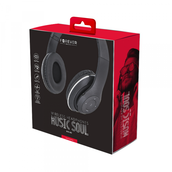 Casca Bluetooth Forever Music Soul BHS-300 black [3]