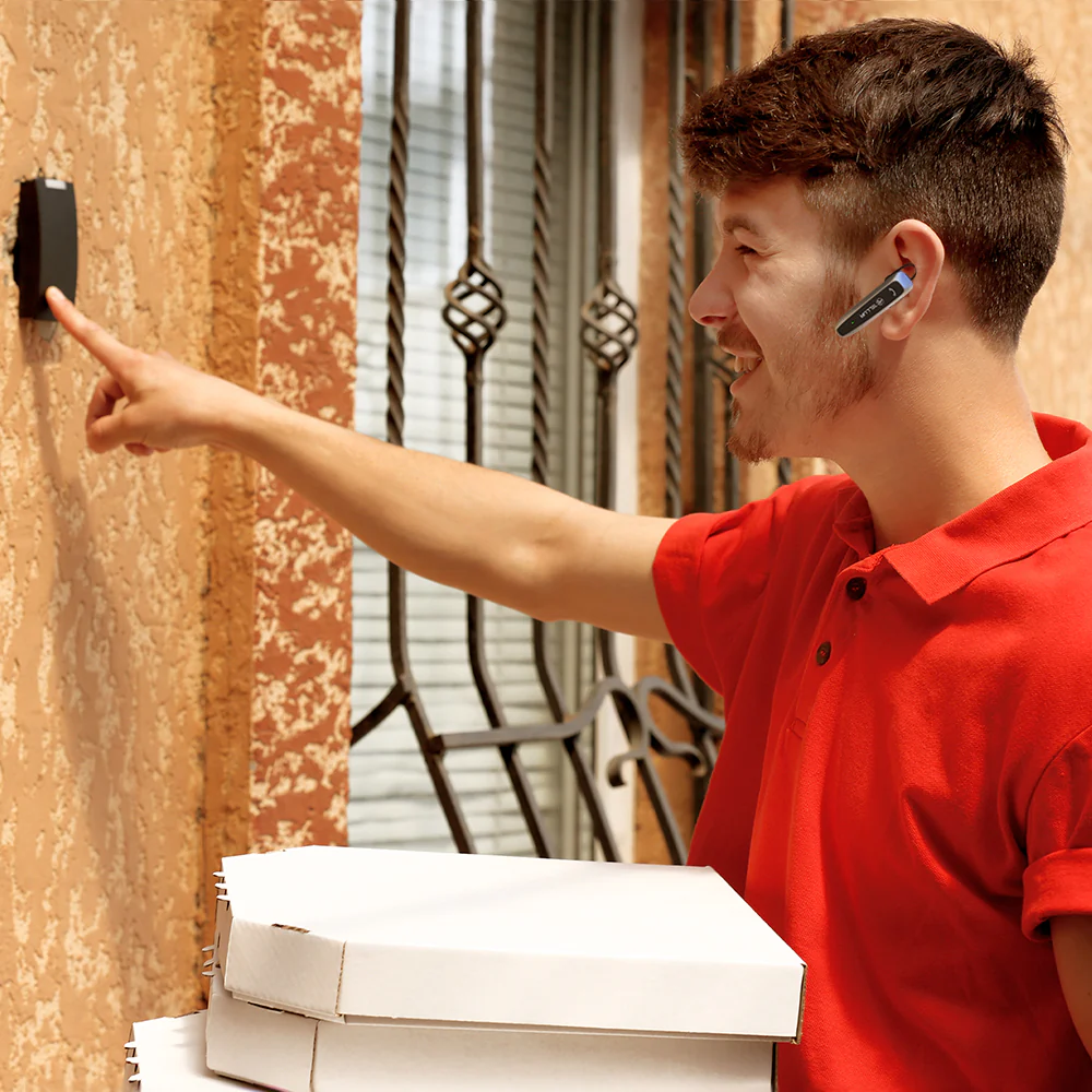 Casca Bluetooth Tellur Vox 95, pana la 20 ore timp de vorbire, conectare simultana la 2 dispozitive, compatibila IOS/Android, microfon omnidirectional cu functie de reducere a zgomotului, Negru [2]