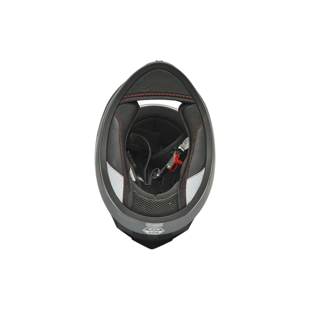 Casca Moto Integrala Grit Neagra Marimea L cu Viziera Transparenta [6]