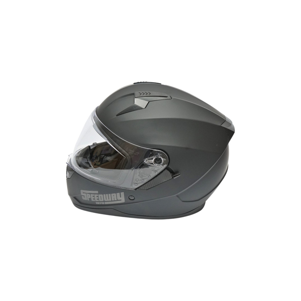 Casca Moto Integrala Negru Mat XL cu Viziera si Ochelari de Soare Integrati [7]