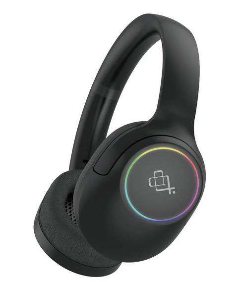 Casti audio Over the Ear cu microfon si LED Bodhi, Negre [3]
