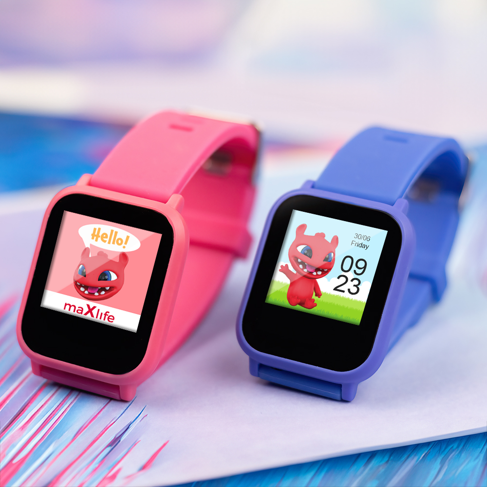 Ceas smartwatch pentru copii, Maxlife MXSW-200 blue [4]