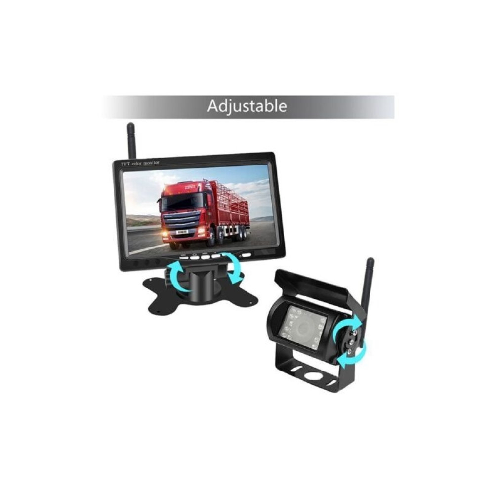 Cameră Marșarier Wireless Profesională cu Monitor 7 Inch pentru TIR și Utilaje [4]