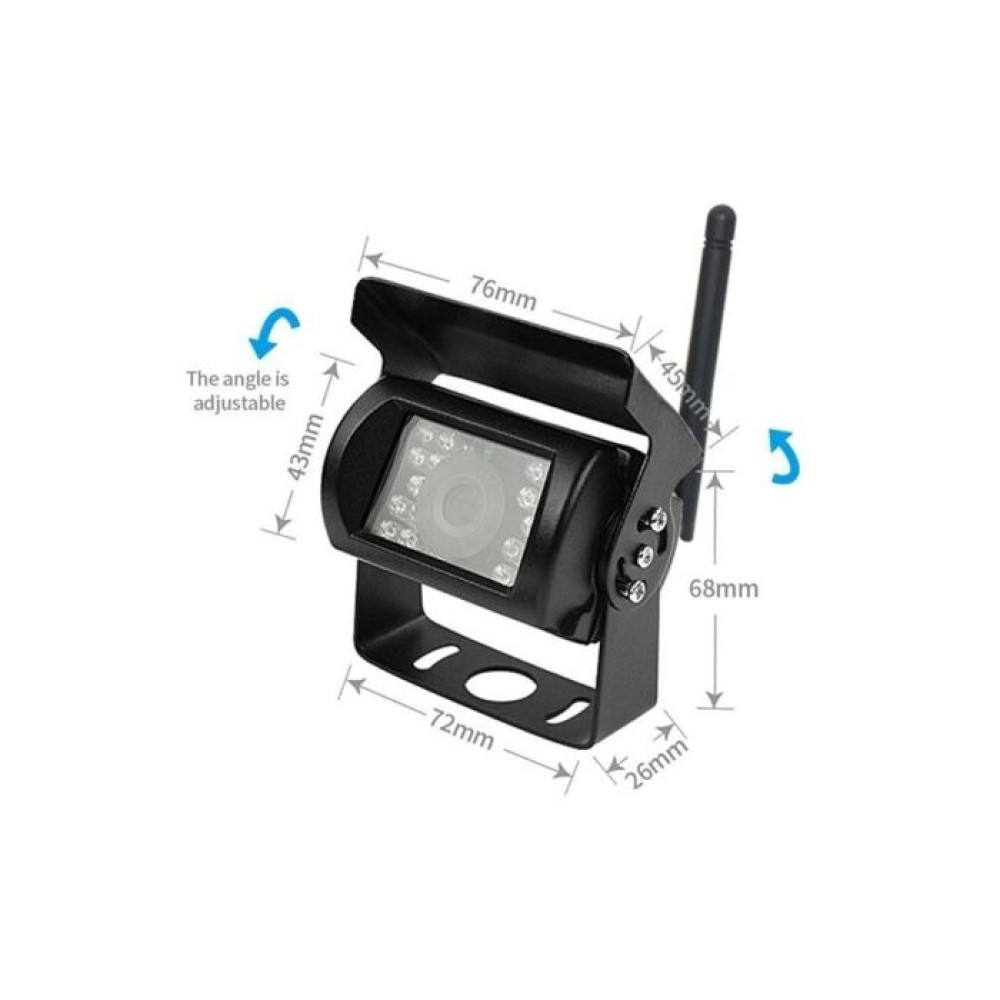 Cameră Marșarier Wireless Profesională cu Monitor 7 Inch pentru TIR și Utilaje [5]