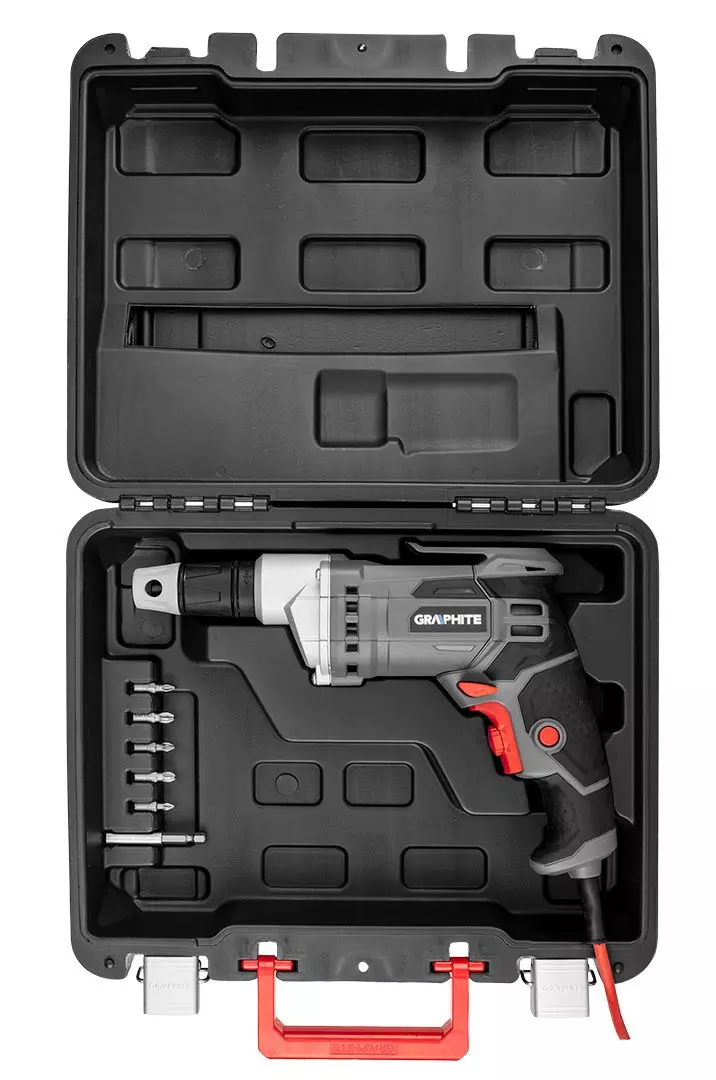 Masina de gaurit/insurubat 520W, turatie 0-4200 rpm, cutie plastic [2]