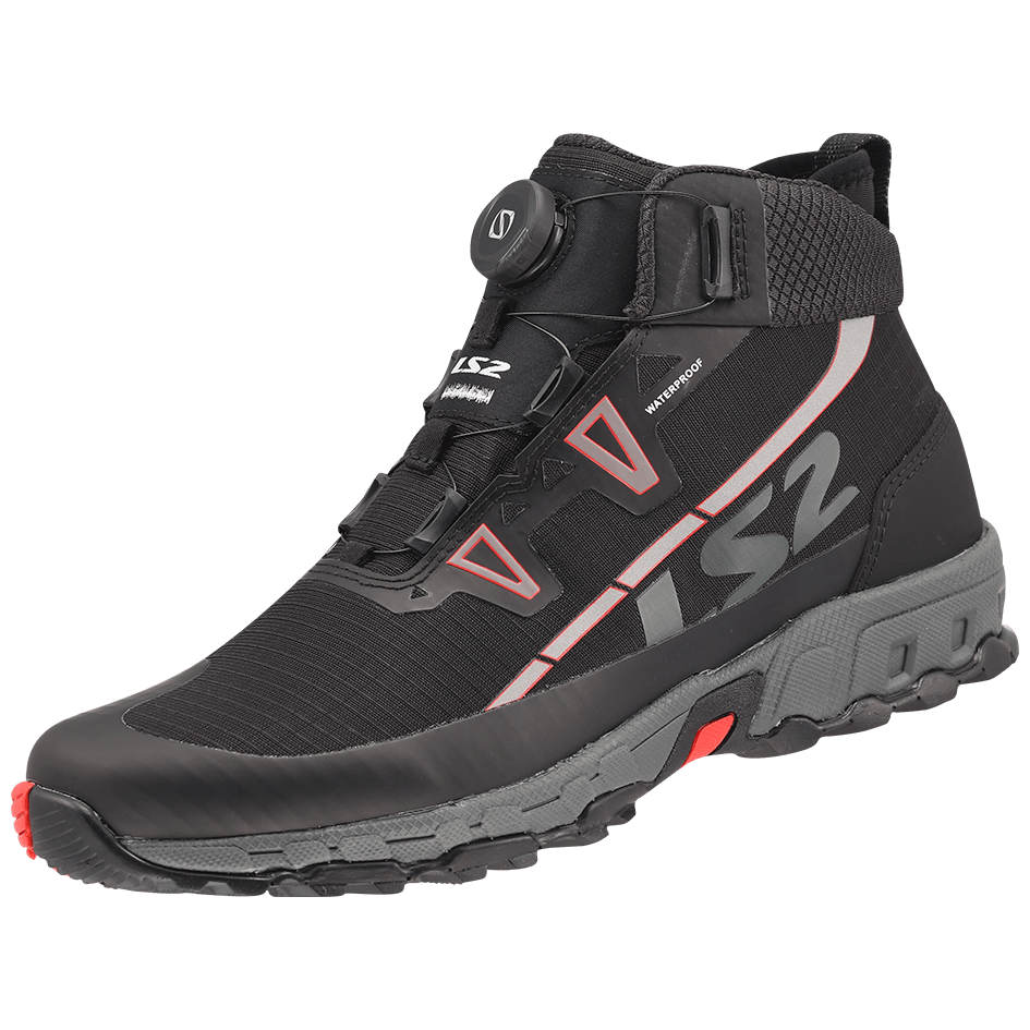 Cizme Moto Adventure LS2 Trekker Man Boots WP Black Waterproof [4]
