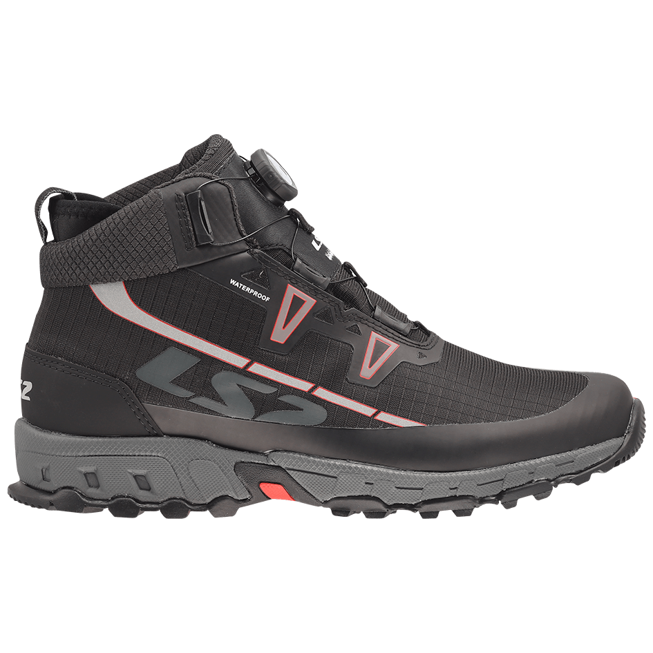 Cizme Moto Adventure LS2 Trekker Man Boots WP Black Waterproof [2]
