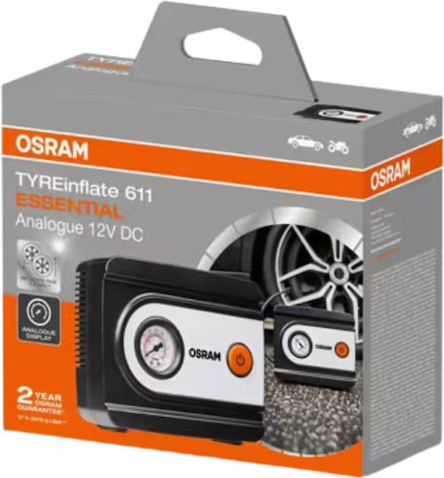 Compresor auto OSRAM 12V, 6,9 bar, portabil | Moka GSM [2]