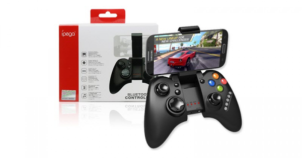 Controller telescopic joystick gamepad IPEGA PG-9021 wireless bluetooth pentru smartphone android / PC, negru PUBG Fortnite [2]