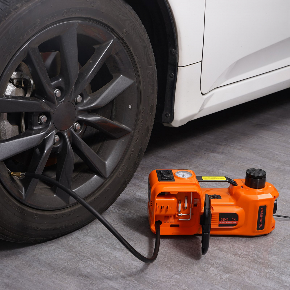 Cric electric cu compresor si Lanterna 5 Tone, ATV / SSV, din Aluminiu 5 Tone,  Cric atelier , Maverick, rzr, Offroad [2]