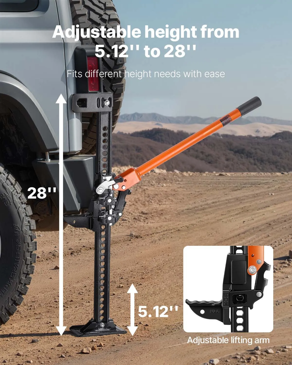 Cric Off-Road Farm Jack 3,18 Tone, 86 cm | Moka GSM [6]