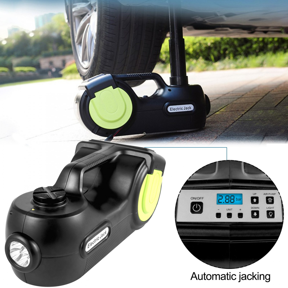 Cric electric cu compresor si cheie impact, ATV / SSV, din Aluminiu 5 Tone,  Cric atelier [9]