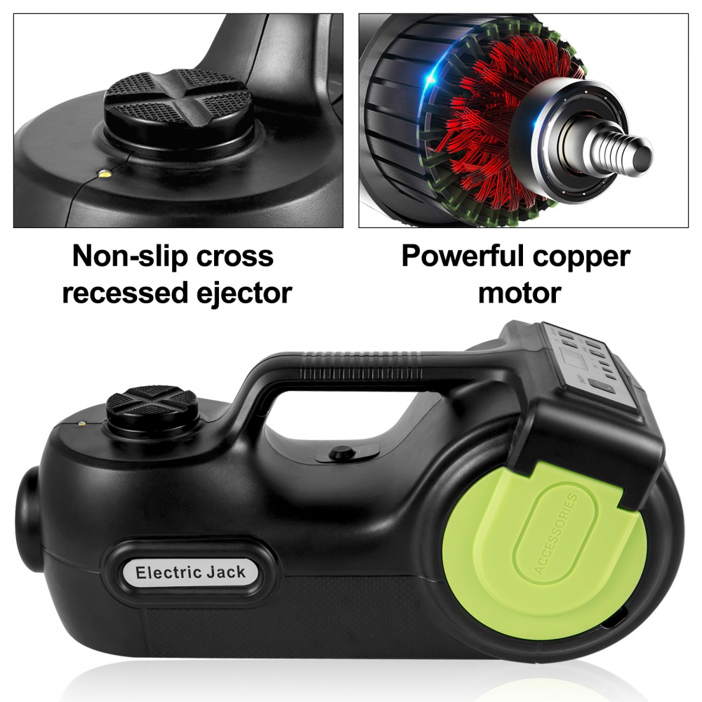 Cric electric cu compresor si cheie impact, ATV / SSV, din Aluminiu 5 Tone,  Cric atelier [7]