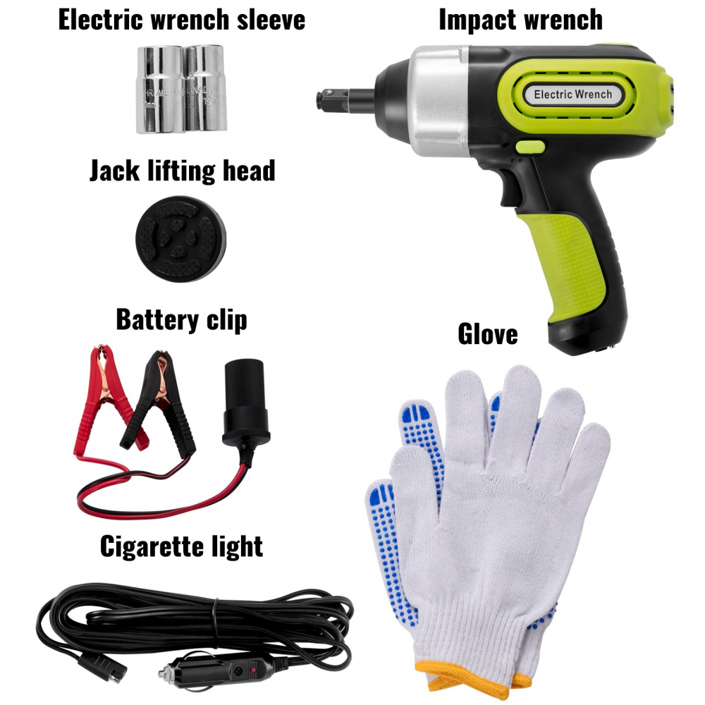 Cric electric cu compresor si cheie impact, ATV / SSV, din Aluminiu 5 Tone,  Cric atelier [4]
