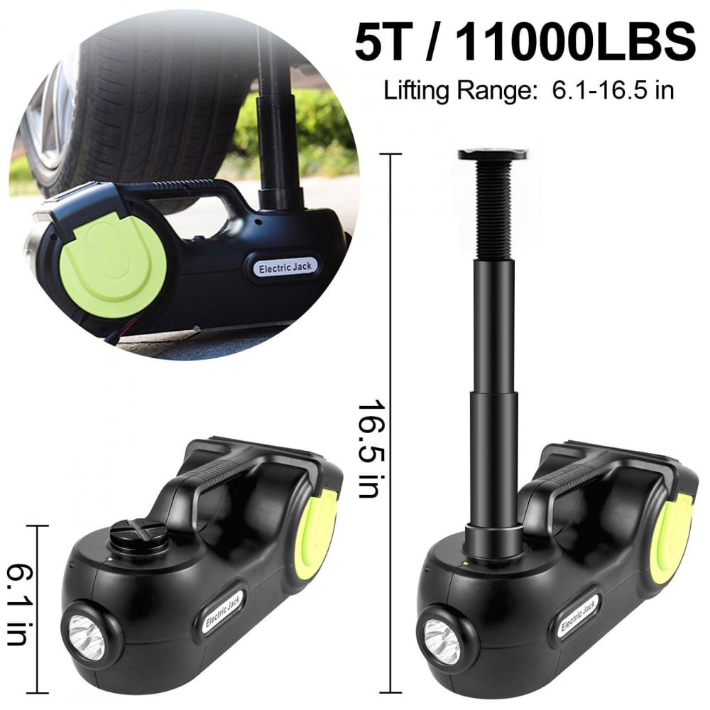 Cric electric cu compresor si cheie impact, ATV / SSV, din Aluminiu 5 Tone,  Cric atelier [2]