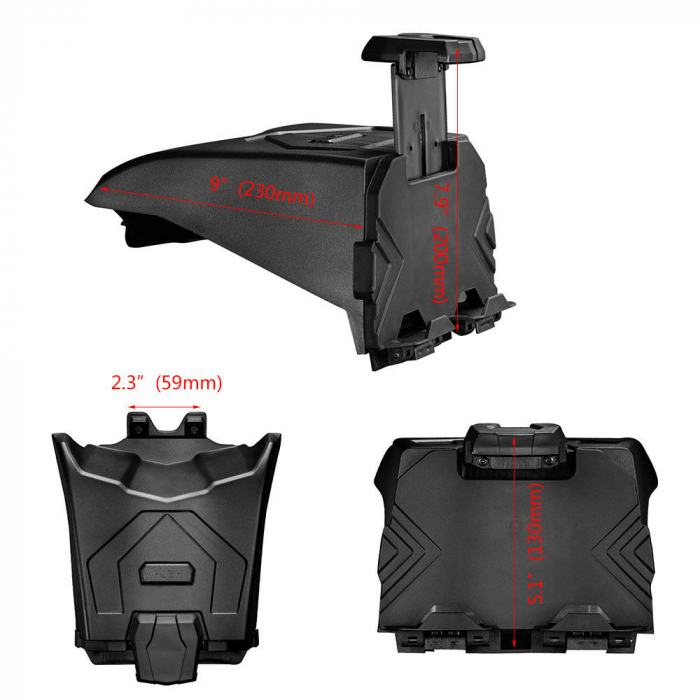 Suport Tableta Telefon bord pentru Canam Maverick X3 Turbo Device box navi holder Can-am maverick X3 turbo [4]