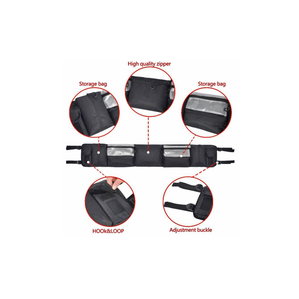 Cutie depozitare UTV SSV prindere rollcage pentru Polaris RZR, Can-Am Maverick, Segway, offroad [4]