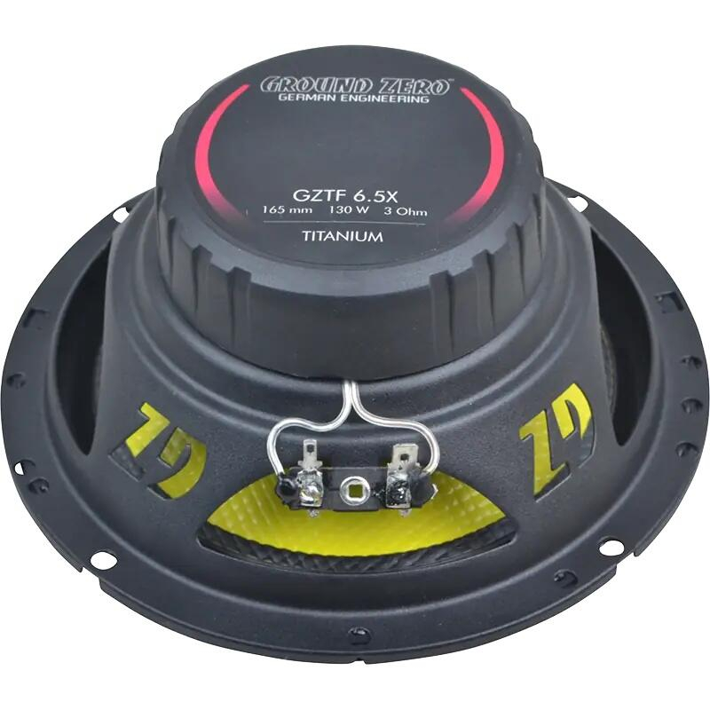 Difuzoare Auto Coaxiale Ground Zero Titanium GZTF 6.5X – 16.5cm, 90W RMS/130W Max [2]