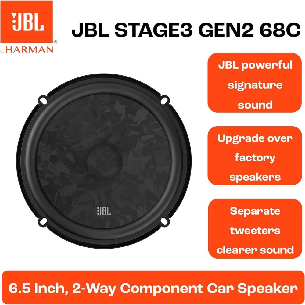 Difuzoare Componente JBL Stage3 68C 16.5 cm 95W RMS 2 Căi [5]
