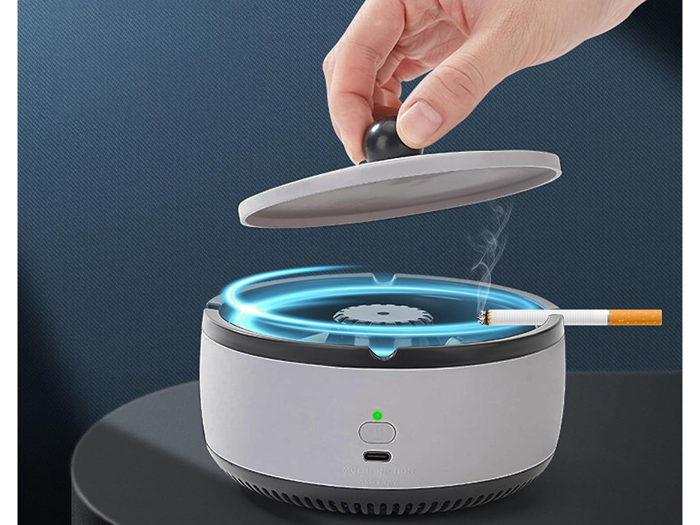 Scrumiera fara fum inteligenta Curatator inteligent fara fum cu autostingere pentru scrumiere auto/ scrumiera auto [2]