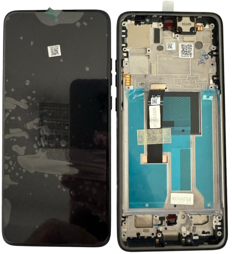 Display Motorola Moto Edge 50 Neo  XT2409 cu Rama GREY Original Service Pack [1]