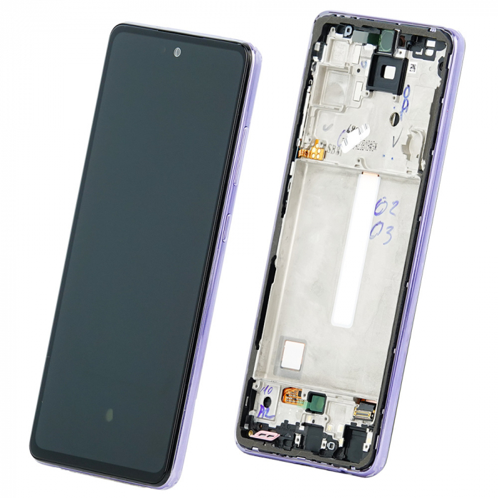 Display Samsung A52 A525 4G Violet Original Samsung Service Pack Moka Parts [1]