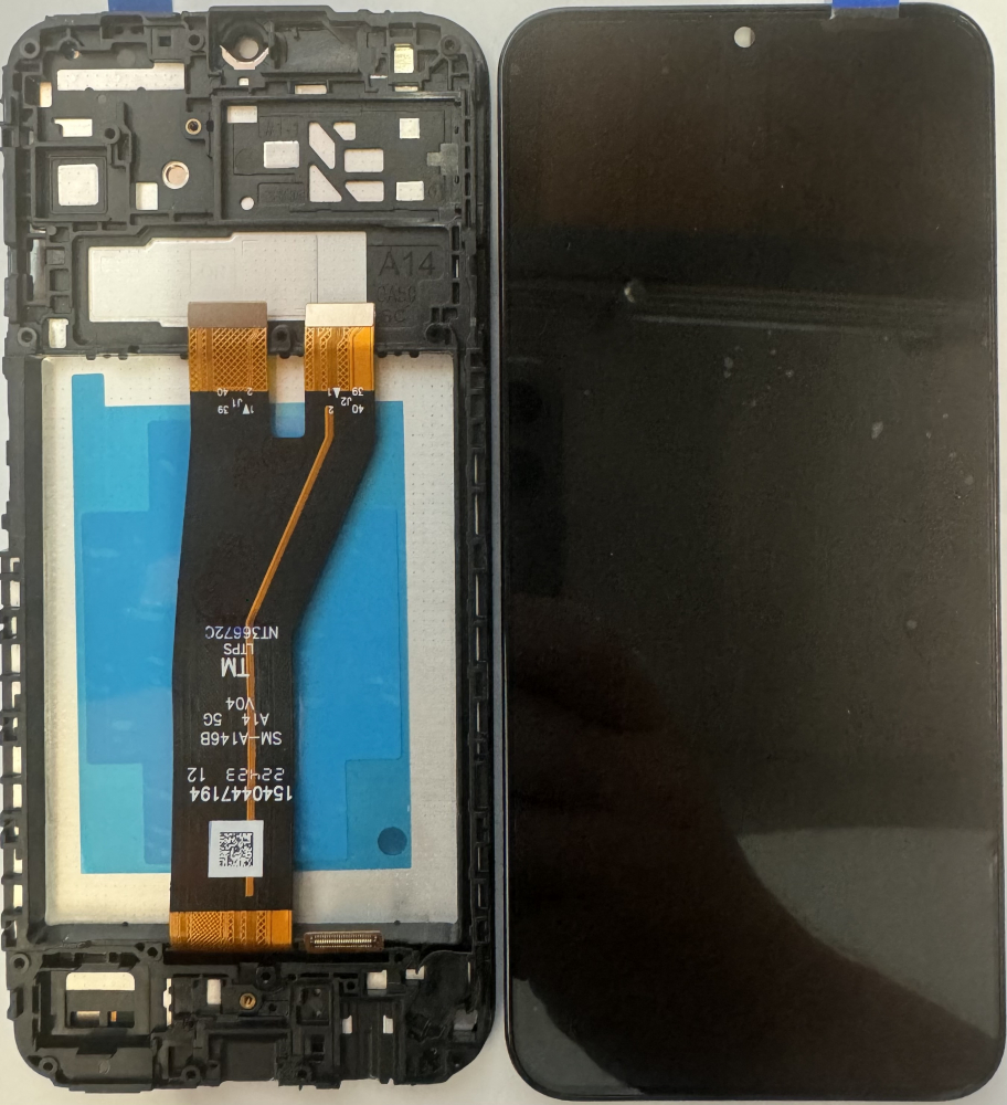 Display Samsung Galaxy A14 5G DOAR MODELUL A146B cu Rama Black Negru [1]