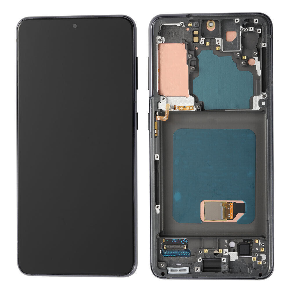 Display Samsung Galaxy S21 FE G990 InCell cu ramă neagră – Moka-GSM [1]