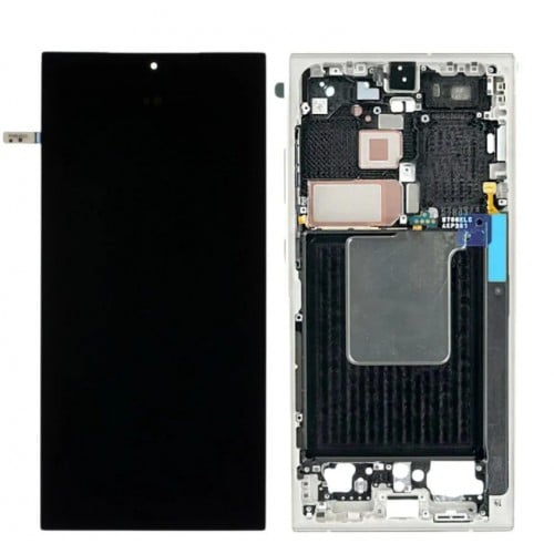 Display Samsung Galaxy S24 Ultra cu rama , Titanium Gray [1]