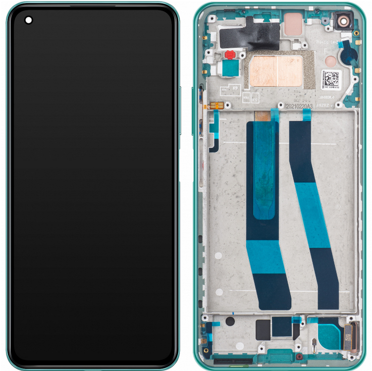 Display Xiaomi 11 Lite 5g NE Green, Original Service Pack 2109119DG, 2107119DC, 2109119DI [1]