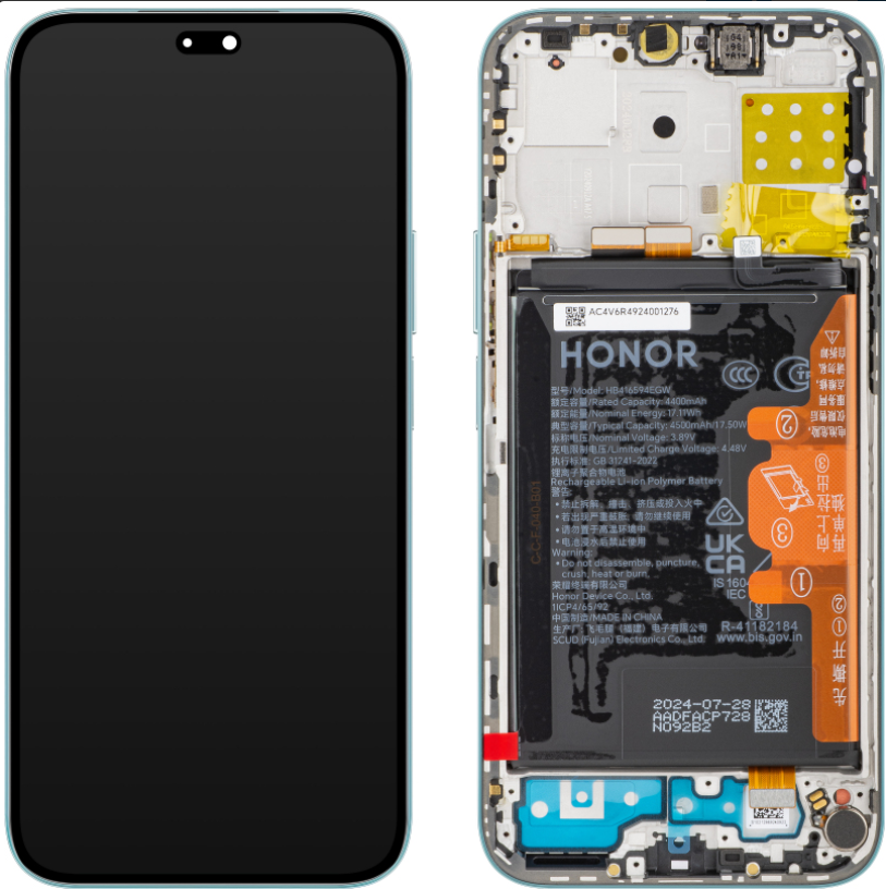 Original display Honor 200 Lite cu baterie HB416594EGW Ecran, Blue [1]