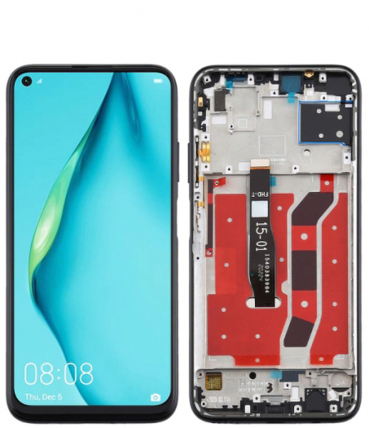 Ecran Display Huawei P40 Lite Cu Rama White [1]