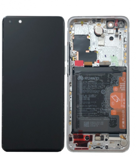 Ecran Display Huawei P40 Pro Service Pack Ice White [1]