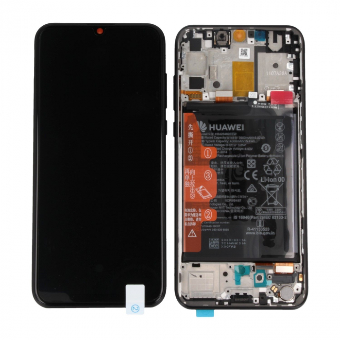 Original Display Huawei Y8p AQM-LX1 / Display P smart S  Service pack cu rama si acumulator [1]