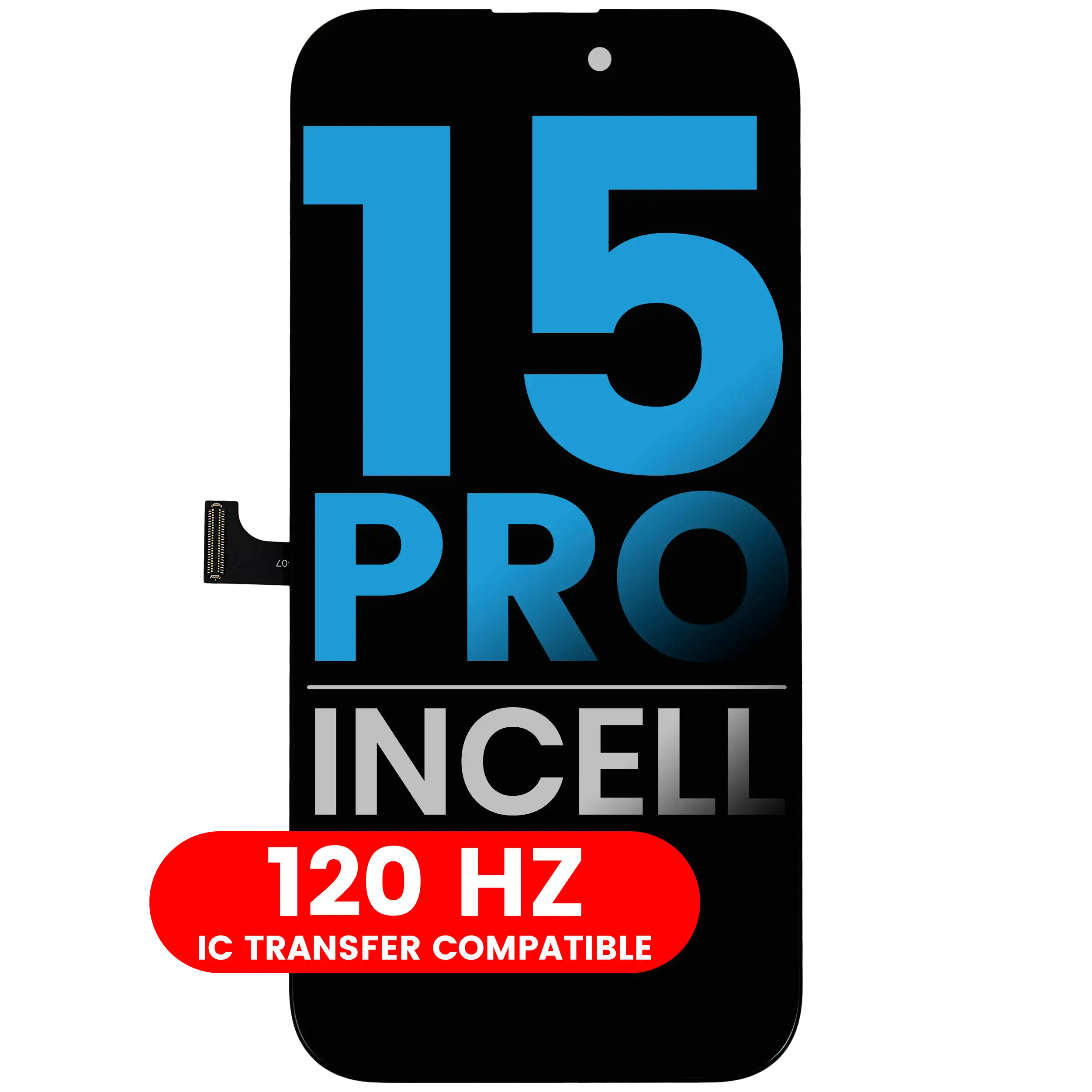 ecran iPhone 15 Pro incell 120Hz pret mic [2]