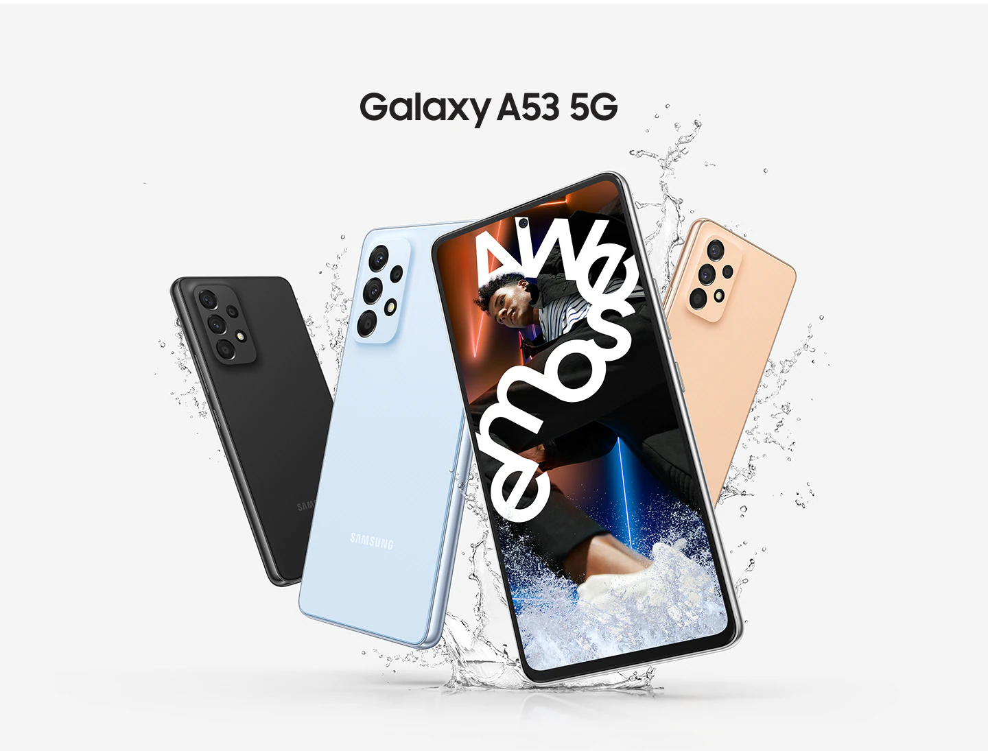 Display Samsung Galaxy A53 5G A536 Original Peach cu Rama [3]