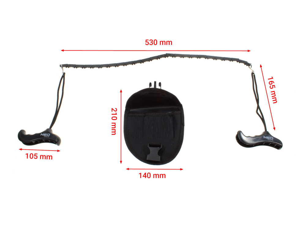 Ferăstrău manual tip drujbă cu lanț 53 cm pentru camping și bushcraft [2]