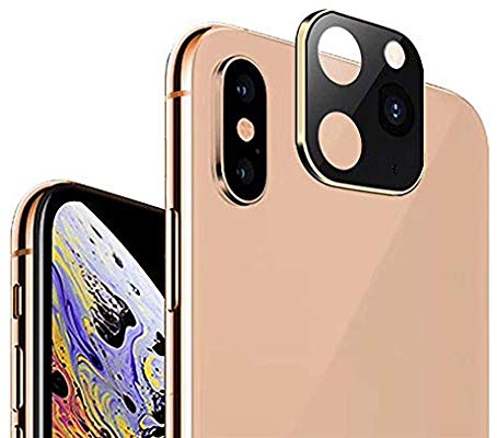 Folie sticla cu rama protectie camera, Modificare iPhone X in iPhone 11 Pro, Silver [2]