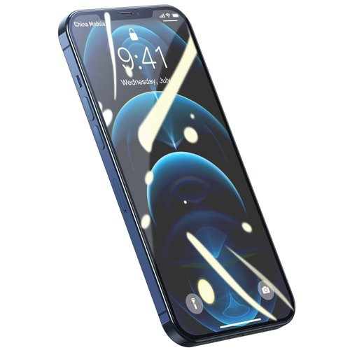 Folie Sticla iPhone 12 / iPhone 12 Pro 0,3 mm Anti Blue Light Full Glue Baseus [2]
